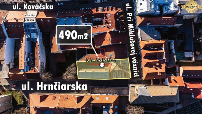 Reality PREDAJ: budova s projektom a stav. povol., Hrnčiarska, Košice-centrum