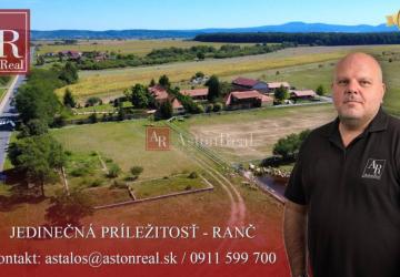 Reality RANČ s haciendou, stajňami, 16.000m2 v blízkosti Lučenca