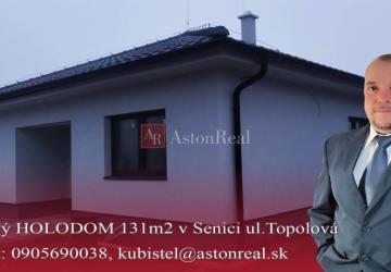 Reality Predaj: Dom - HOLODOM - BUNGALOV 131m2, 4.izby,, Senica -Topoľová