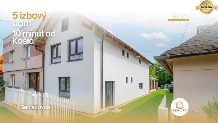 Reality PREDAJ | Priestranný 5i Rodinný dom, Beniakovce len 10 minút od Košíc