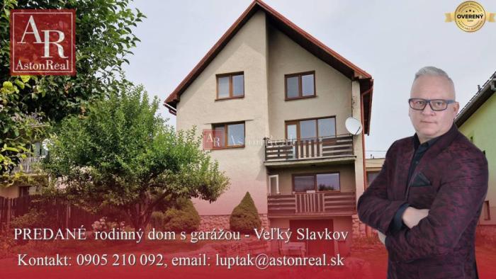 Reality AstonReal: PREDANÉ  rodinný dom s garážou - Veľký Slavkov