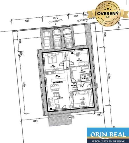 Reality Na prenájom novostavba 4 izbový RD Senec 1200,- Eur