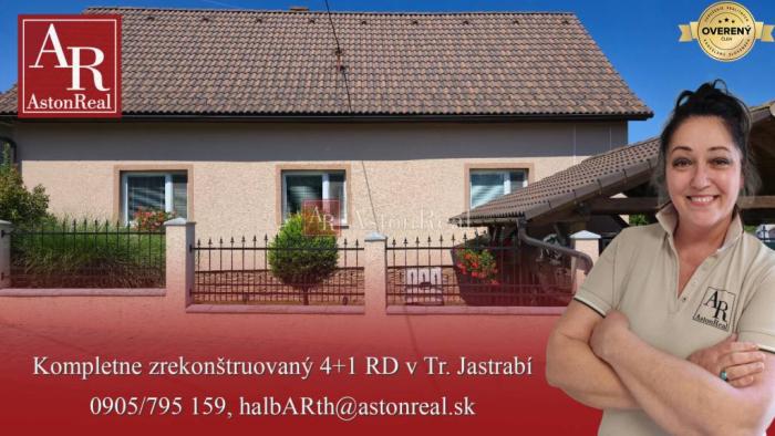 Reality IBA U NÁS! Vkusný RD s bazénom,rekonš.,veľká záhrada, Trenč. Jastrabie