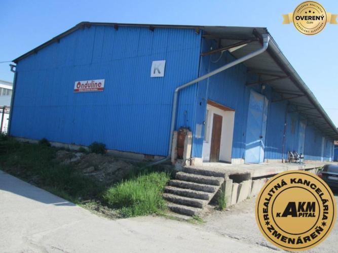 Reality Prenájom oceľovej haly  s rampou, 324 m2 Zvolen