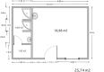 Reality Priestor na prízemí na Mäsiarskej ul. – 26 m2 s umývadlom