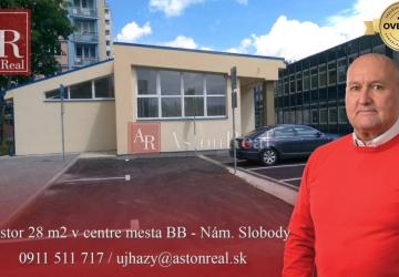 Reality Prenájom: kanceláriu 28 m2, v centre B. Bystrice, Nám. Slobody