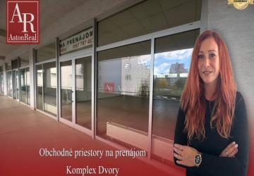 Reality Na prenájom zrekonštruované obchodné priestory v komplexe Dvory 98m2