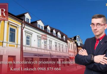 Reality PRENÁJOM - Poprad-centrum, kancelárske priestory - 26m2