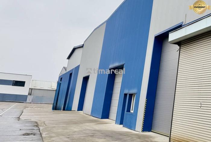 Reality na prenájom výrobná hala/sklad, 2x portálový žeriav, 1000/2000m2, TT