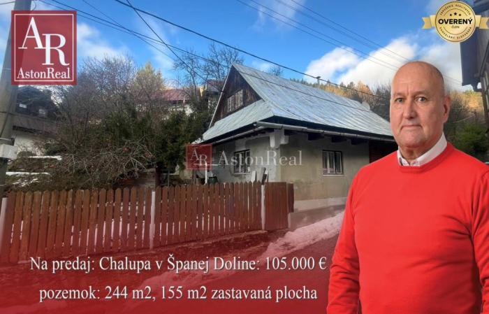 Reality Na predaj: Chalupa v Španej Doline, pozemok 244 m2