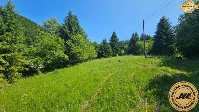 Reality Stavebný pozemok 2265 m2 Zvolen Klokoč Detva na predaj