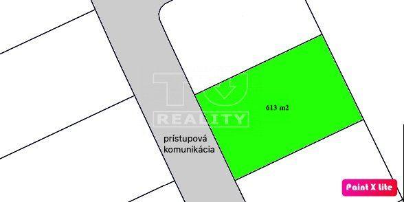Reality predám stavebný pozemok, všetky IS, blízko Poprad