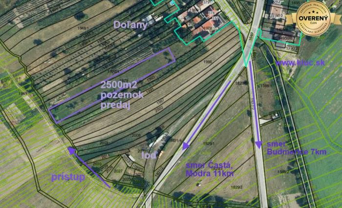 Reality Rozľahlý pozemok na budúcu výstavbu. Výhodná investícia.