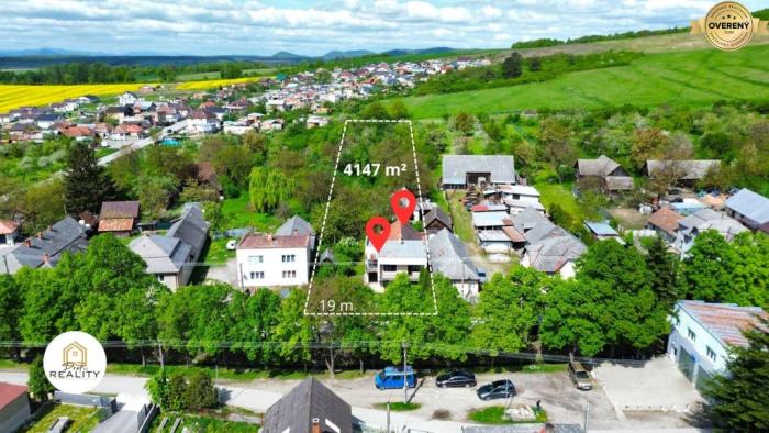 Reality Rankovce - Veľký pozemok 4147 m², len 20 min. od Košíc