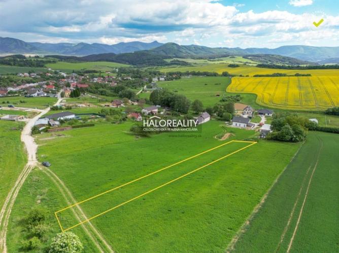 Reality Predaj, pozemok pre rodinný dom   1890 m2 Veľká Čierna, Rajec - EXKLUZÍVNE HALO REALITY