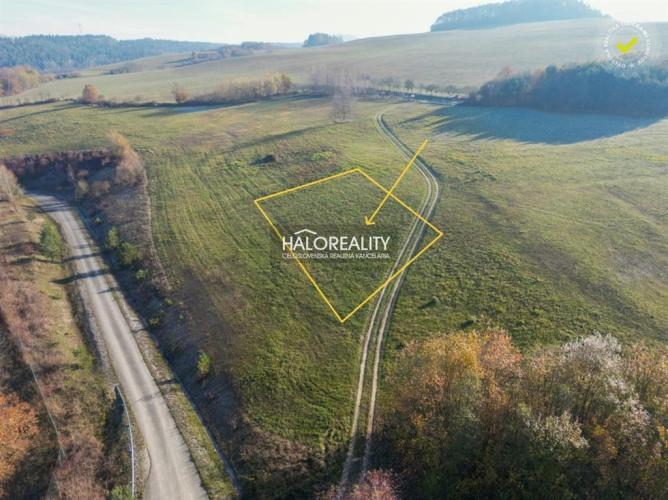 Reality Predaj, orná pôda 1217 m2 Sverepec - EXKLUZÍVNE HALO REALITY