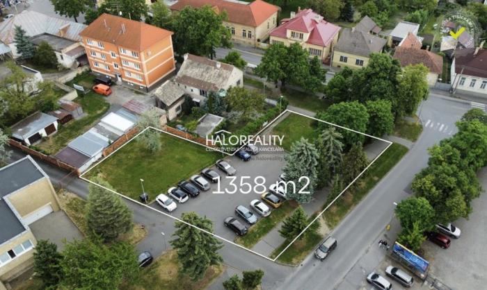 Reality Predaj, pozemok   1358 m2 Rimavská Sobota, Francisciho - EXKLUZÍVNE HALO REALITY