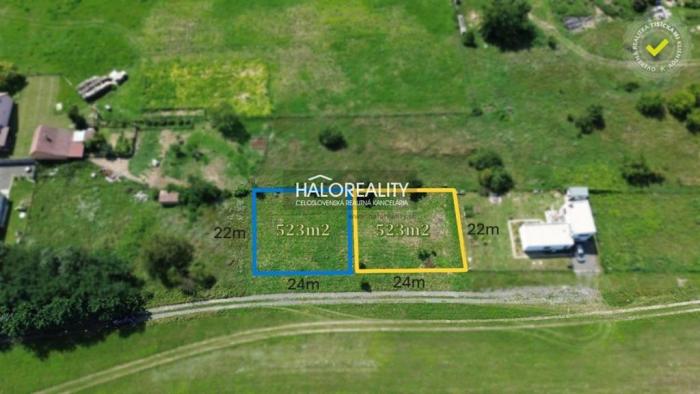 Reality Predaj, pozemok pre rodinný dom   523 m2 Borský Svätý Jur - EXKLUZÍVNE HALO REALITY