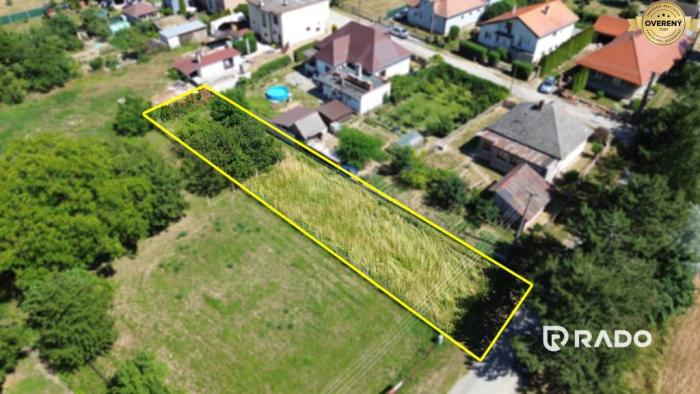Reality RADO | Stavebný pozemok 613m2 | Nitrianska Blatnica - Topoľčany