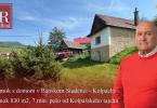 Reality pozemok 830 m2, s domčekom 95 m2, Banský Studenec - Kolpachy
