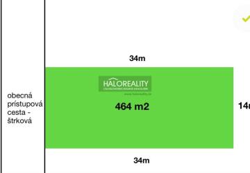 Reality Predaj, pozemok pre rodinný dom   464 m2 Fintice