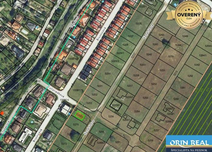 Reality Na predaj stavebný pozemok s IS aj stav. povolením Bernolákovo 475m2