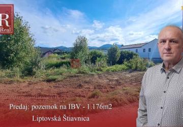 Reality PREDAJ: pozemok na IBV - 1176m2 - LiptovskáŠtiavnica