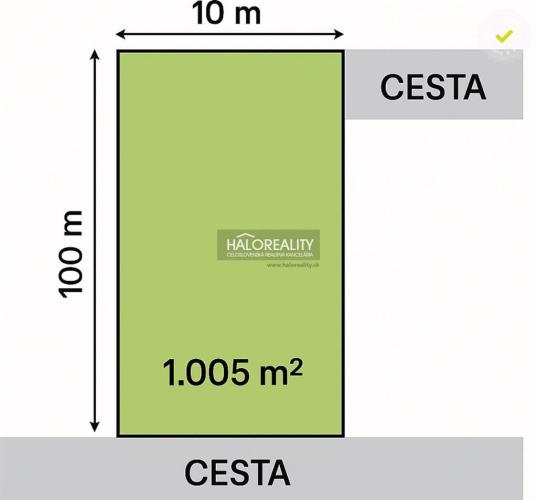 Reality Predaj, pozemok pre rodinný dom   1005 m2 Kalinkovo