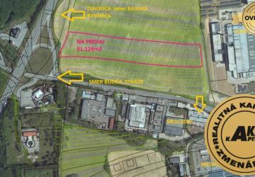 Reality Investičná príležitosť ! Pozemky na predaj 31 124 m2, Zvolen