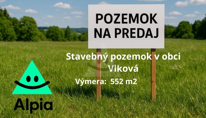 Reality Stavebný na rodinný dom, Vlková