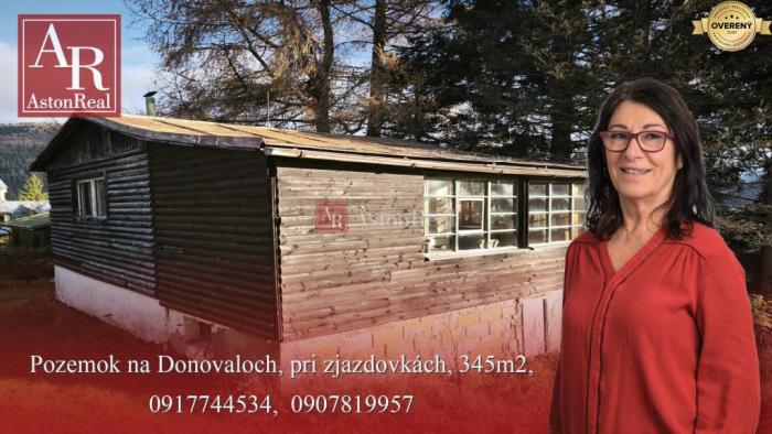 Reality Pozemok na  Donovaloch, pri lyžiarskych zjazdovkách, rozloha 345m2.
