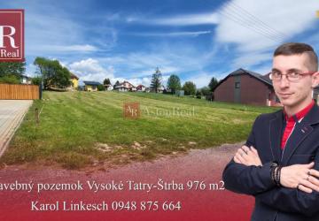Reality PREDAJ-St.pozemok - Vys.Tatry - Štrba - 976 m2