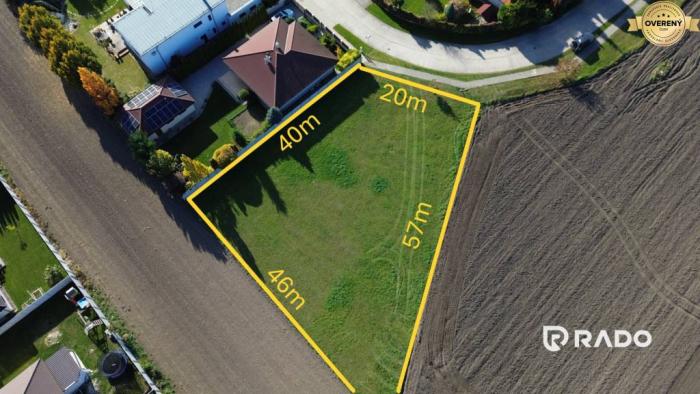 Reality RADO | stavebný pozemok 1500 m² | Dunajská Streda - Kútniky