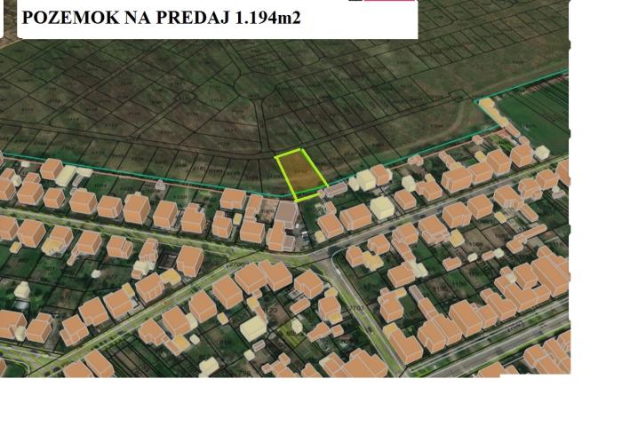 Reality Na predaj investičný pozemok vo Vajnoroch - Nemecká Dolina 1.194m2.