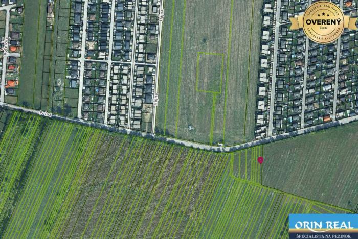 Reality Orná pôda - investičný pozemok Bernolákovo 1645m2