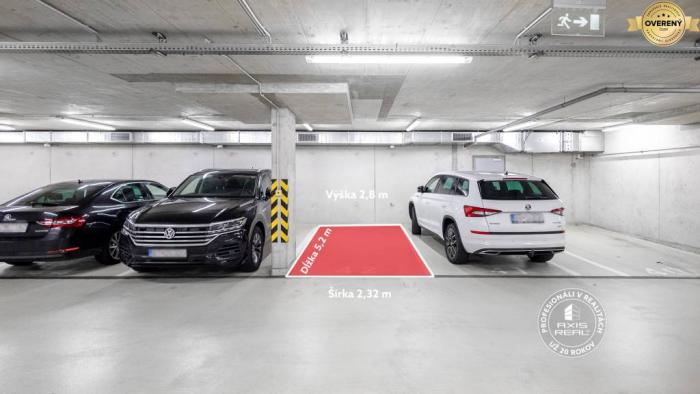 Reality AXIS REAL | Garážové státie v NOVOSTAVBE, BA V. Petržalka, Bosákova ul