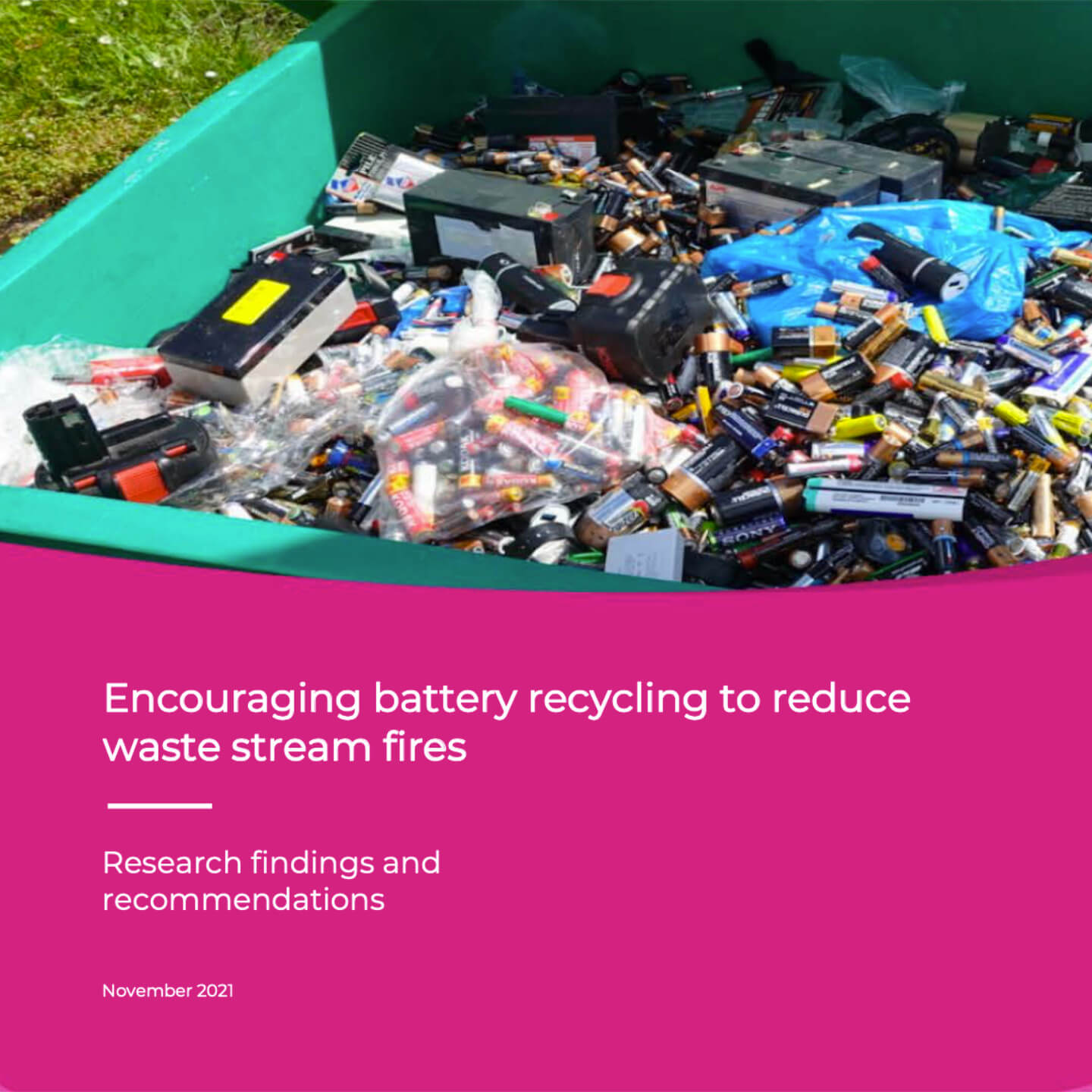 Encouraging battery recycling to reduce waste stream fires Material Focus