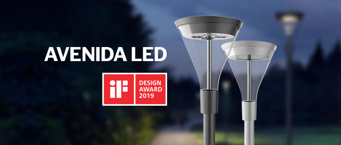 AVENIDA LED from LUG Light Factory wins prestigious Design Award