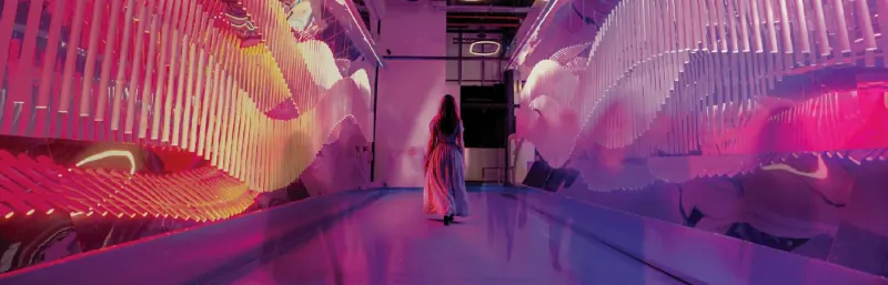 Global Youth Forum · Immersive LED tunnel