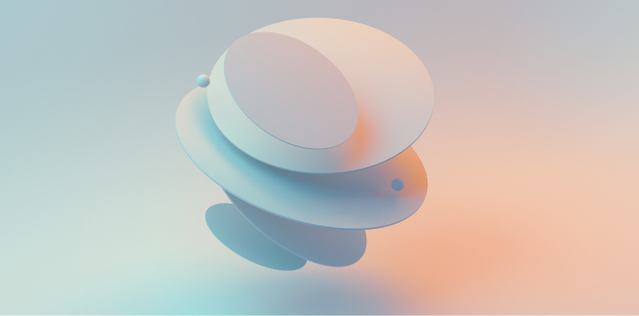 Colourful circular shapes