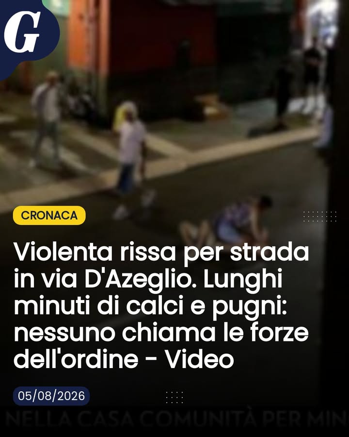 E' successo ieri notte nel cuore dell'Oltretorrente 

L'articolo completo è disponibile al link nel primo commento 🔗...