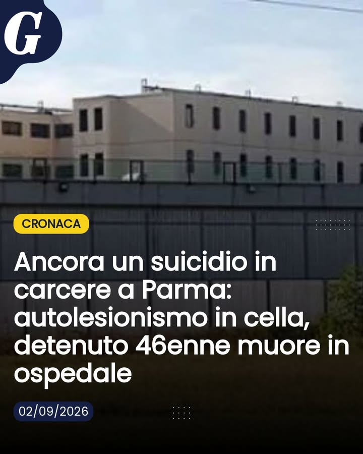 I suicidi accertati da inizio anno nelle carceri in Emilia-Romagna sono quattro, più altre quattro morti da verificare 
...