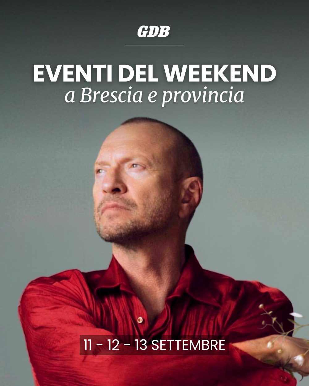 Post Instagram @giornaledibrescia: 📅 Eventi del weekend a #Brescia e provincia | Dal 11 al 13 settembre 2026

➡️ Sabato 12 settembre
So