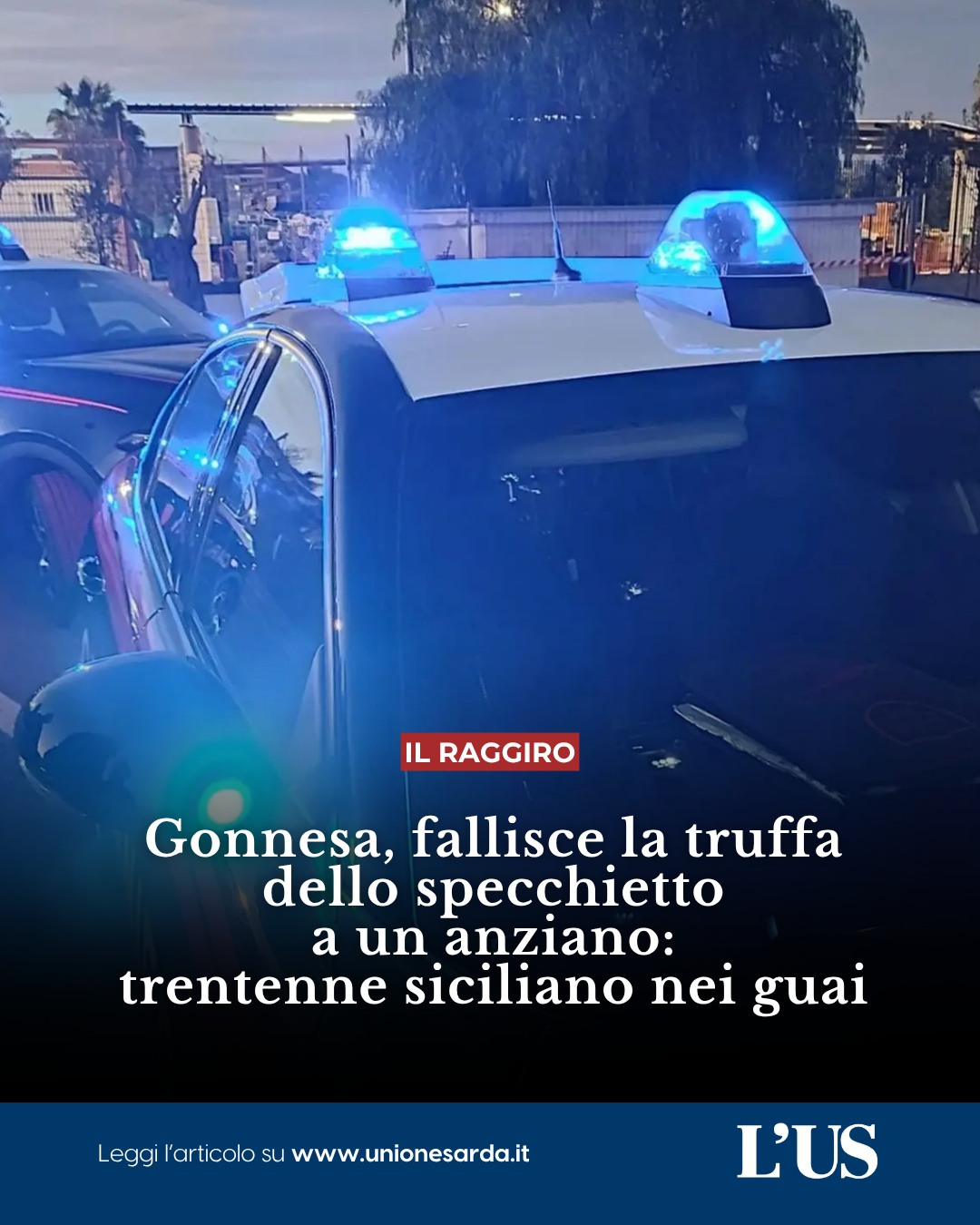 Ha cercato di raggirare un anziano con il metodo della truffa dello specchietto. È successo a Gonnesa, dove un trentenne...