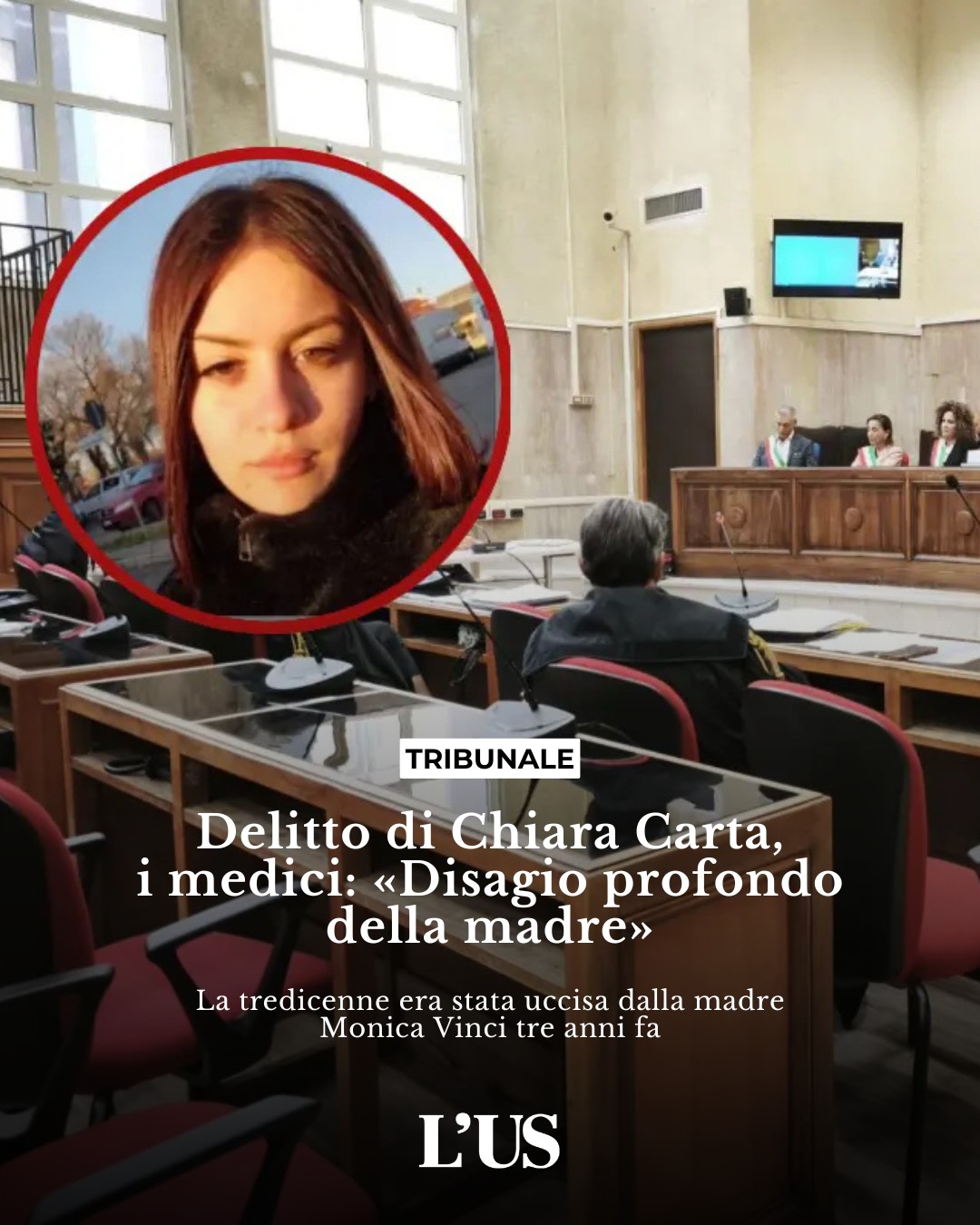 Post Instagram @unionesarda.it: Un profondo malessere interiore sconfinato in vera psicosi. I confini sono sempre quelli di un disag