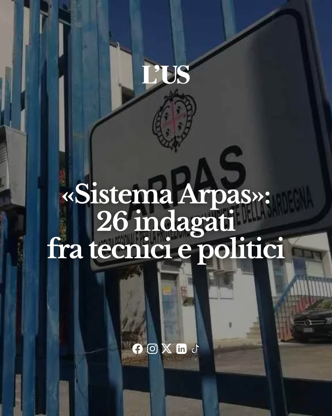 Post Instagram @unionesarda.it: Faro della Procura di Cagliari sui controlli ambientali e su un presunto sistema illecito di relazio