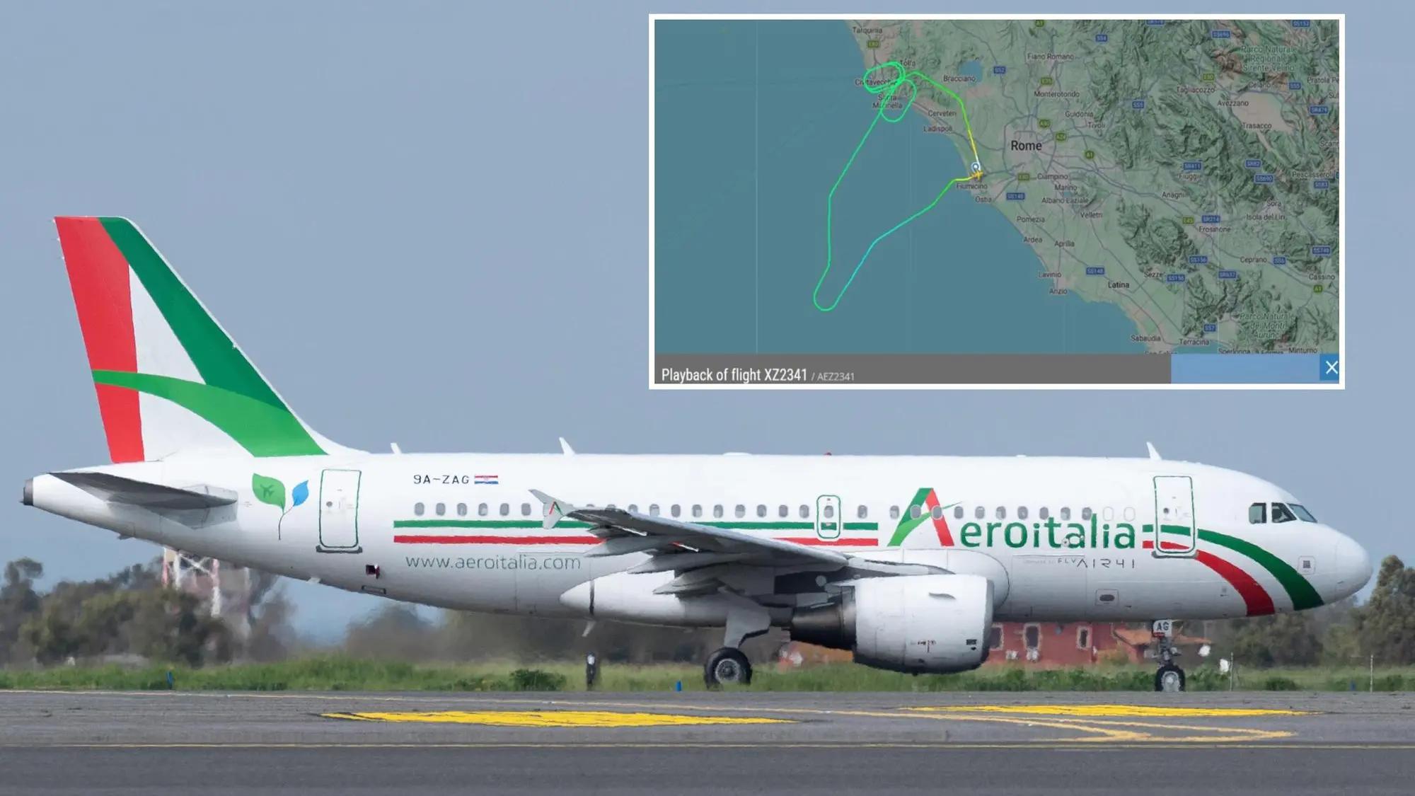 Depressurizzazione in cabina: l'aereo per Cagliari è tornato a Fiumicino dopo alcuni minuti di volo...