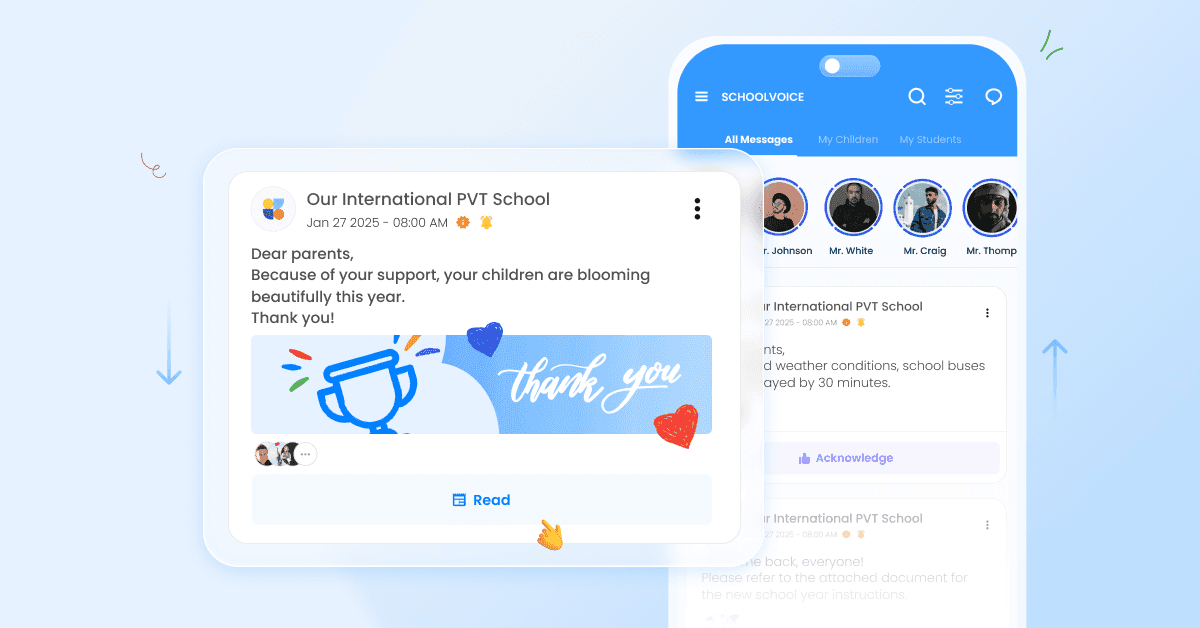 Illustration for: Thank You Messages From Teachers To Parents