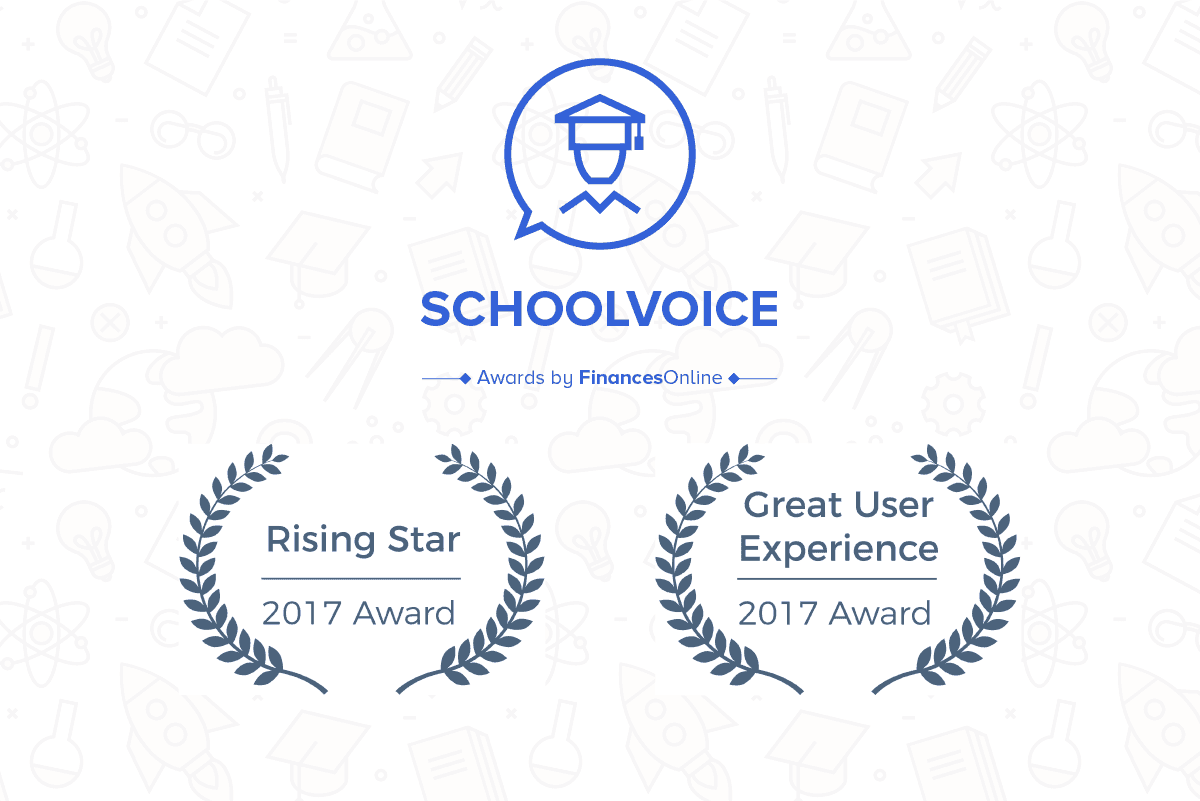 Banner image for the article: SchoolVoice scores two awards SchoolVoice recognized as an efficient communication platform.