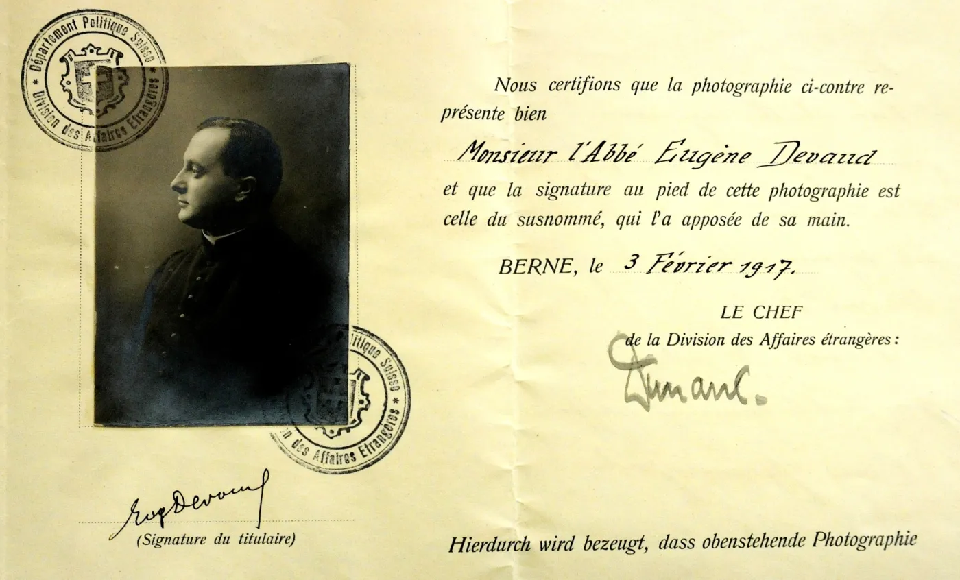 L'abbé protecteur des prisonniers de guerre